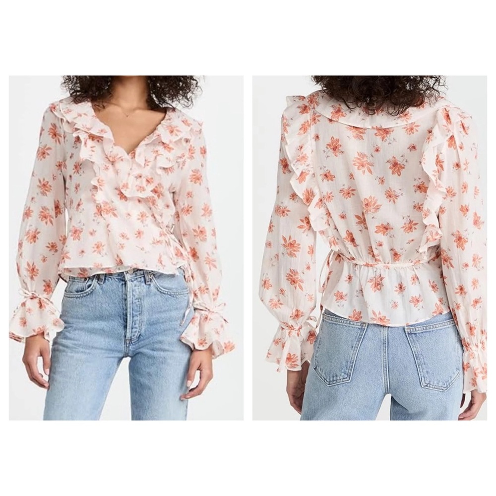 Free People Amanda Ruffle Top